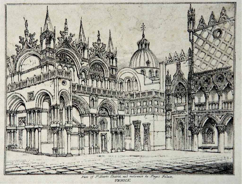 La Piazzetta di San Marco, Venezia, 1835
